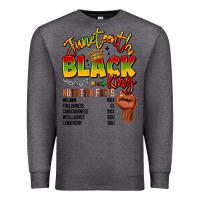 Charcoal Heather juneteenth black king Premium Sweatshirt - LillyAllenDesigns