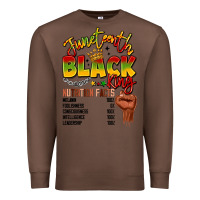Chestnut juneteenth black king Premium Sweatshirt - LillyAllenDesigns