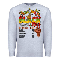Heather Grey juneteenth black king Premium Sweatshirt - LillyAllenDesigns