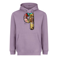 Lavender Farm Life Alphabet Lowercase Letters Q Heavyweight Hoodie - BundleAndBundleShop
