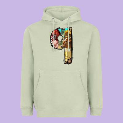 Farm Life Alphabet Lowercase Letters Q Heavyweight Hoodie Designed By Bundleandbundleshop