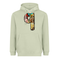 Matcha Farm Life Alphabet Lowercase Letters Q Heavyweight Hoodie - BundleAndBundleShop
