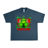 Midnight Navy Fuck Them Kids Grinch Urban Heavy Tee - Bettercallsaul