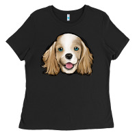 Black cocker spaniel Ladies Tee - Jasminsmagicworld