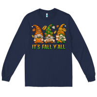 Navy It's Fall Y'all Long Sleeve Tee - texasbilliewilder