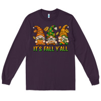 Plum It's Fall Y'all Long Sleeve Tee - texasbilliewilder