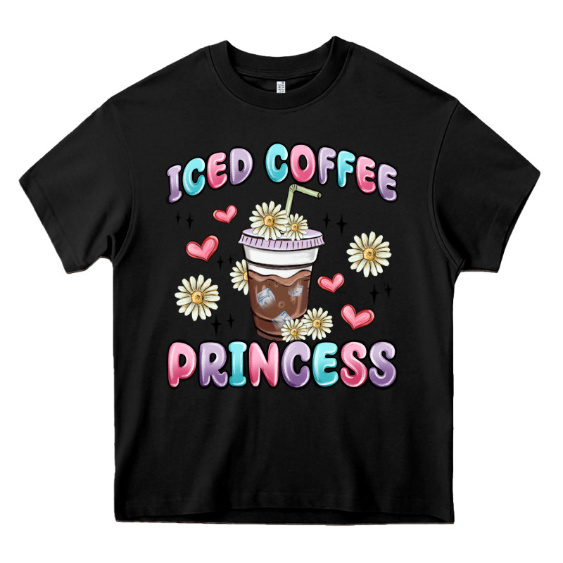 Iced Coffee Princess Heavy Core Tee by MaliasSmallBusiness | Teevron