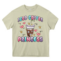 Mossy iced coffee princess Heavy Core Tee - MaliasSmallBusiness