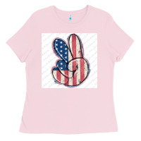 Bubblegum Pink small business filigran Ladies Tee - MaliasSmallBusiness