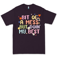 Plum bit of a mess but doin' my best Premium Tee - MaliasSmallBusiness