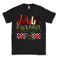 Black Christmas jolly mama Classic Tee - BarkalooDesign