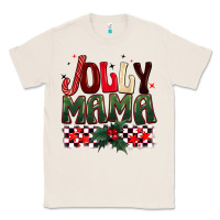 Natural Christmas jolly mama Classic Tee - BarkalooDesign