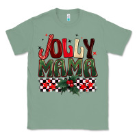 Sage Christmas jolly mama Classic Tee - BarkalooDesign