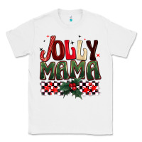 White Christmas jolly mama Classic Tee - BarkalooDesign