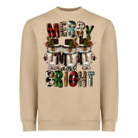 Mushroom merry and bright Heavyweight Sweatshirt - CowGirlArtShop