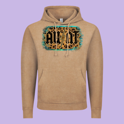 Leopard Pattern Aunt Tried Vintage Hoodie Designed By Bettercallsaul