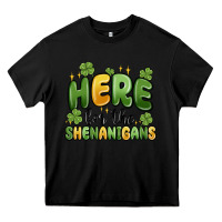 Black here for the shenanigans Heavy Core Tee - MaliasSmallBusiness