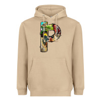 Mushroom farm life alphabet lowercase letters p Heavyweight Hoodie - BundleAndBundleShop