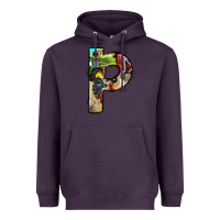 Plum farm life alphabet lowercase letters p Heavyweight Hoodie - BundleAndBundleShop