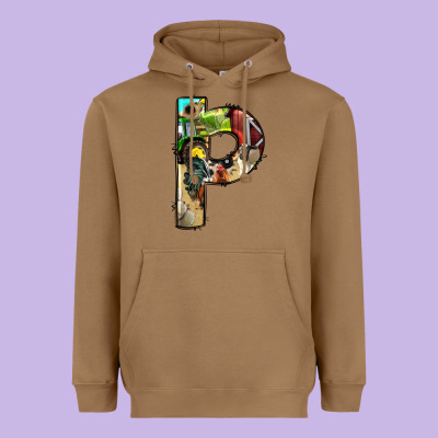 Farm Life Alphabet Lowercase Letters P Heavyweight Hoodie Designed By Bundleandbundleshop