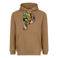 Toasted Coconut farm life alphabet lowercase letters p Heavyweight Hoodie - BundleAndBundleShop