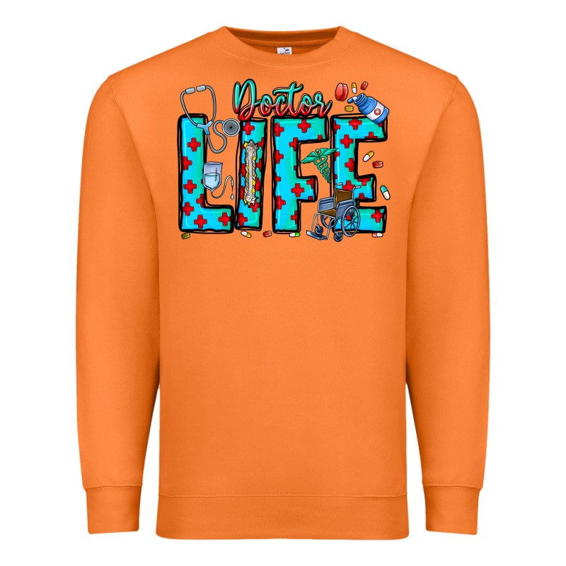 Doctor Life Premium Sweatshirt by CowhideDigitalArt | Teevron