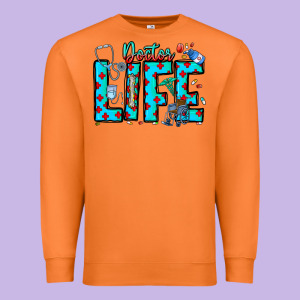 Doctor Life Premium Sweatshirt Designed By Cowhidedigitalart