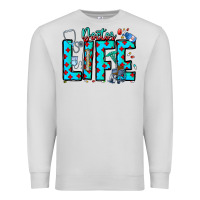 Dove Grey Doctor Life Premium Sweatshirt - CowhideDigitalArt