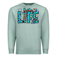 Seafoam Doctor Life Premium Sweatshirt - CowhideDigitalArt