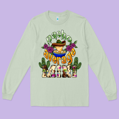 Nacho Average Mini Long Sleeve Tee Designed By Nancycooperartshop