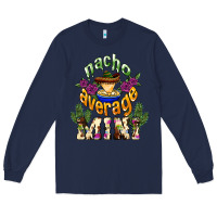 Navy Nacho average Mini Long Sleeve Tee - NancyCooperArtShop