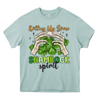 Arona rolling up some shamrock spirit Heavy Core Tee - MaliasSmallBusiness