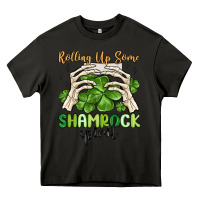 Asphalt rolling up some shamrock spirit Heavy Core Tee - MaliasSmallBusiness