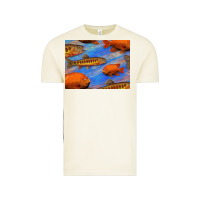 Vintage Arctic California Golden Trout Garibaldi Fish Background Vintage Tee - Bettercallsaul