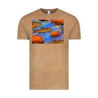 Vintage Camel California Golden Trout Garibaldi Fish Background Vintage Tee - Bettercallsaul