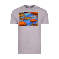 Vintage Zinc California Golden Trout Garibaldi Fish Background Vintage Tee - Bettercallsaul