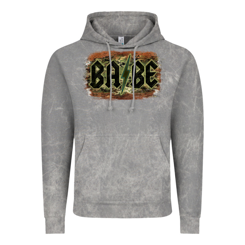 Camouflage Patterned Babe Tried Vintage Hoodie by Bettercallsaul | Teevron