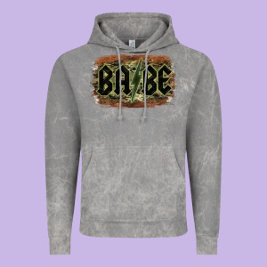 Camouflage Patterned Babe Tried Vintage Hoodie Designed By Bettercallsaul