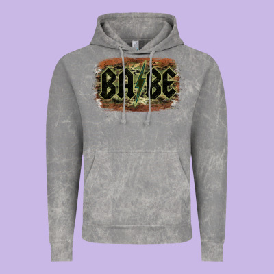 Camouflage Patterned Babe Tried Vintage Hoodie Designed By Bettercallsaul