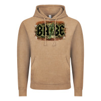 Vintage Coffee Camouflage Patterned Babe Tried Vintage Hoodie - Bettercallsaul