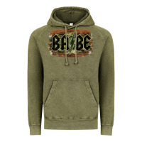 Vintage Olive Camouflage Patterned Babe Tried Vintage Hoodie - Bettercallsaul