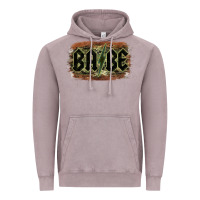 Vintage Zinc Camouflage Patterned Babe Tried Vintage Hoodie - Bettercallsaul