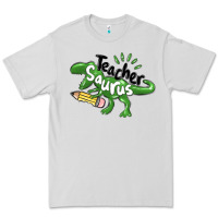 Dove Grey teacher saurus Premium Tee - MaliasSmallBusiness