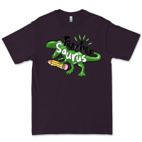 Plum teacher saurus Premium Tee - MaliasSmallBusiness