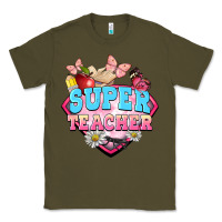 Army Green super teacher Classic Tee - BarkalooDesign