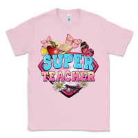 Bubblegum Pink super teacher Classic Tee - BarkalooDesign