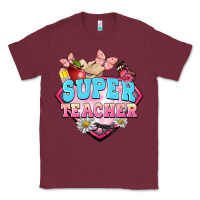 Burgundy super teacher Classic Tee - BarkalooDesign