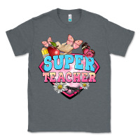 Charcoal Heather super teacher Classic Tee - BarkalooDesign