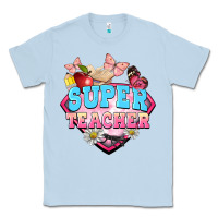Dusty Blue super teacher Classic Tee - BarkalooDesign