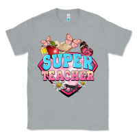 Heather Grey super teacher Classic Tee - BarkalooDesign
